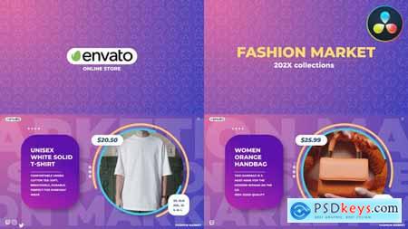 Fashion Market for DaVinci Resolve 50465554