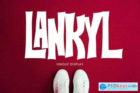 Lankyl - Unique Display Font