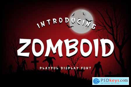 Zomboid - Playful & Horror Font