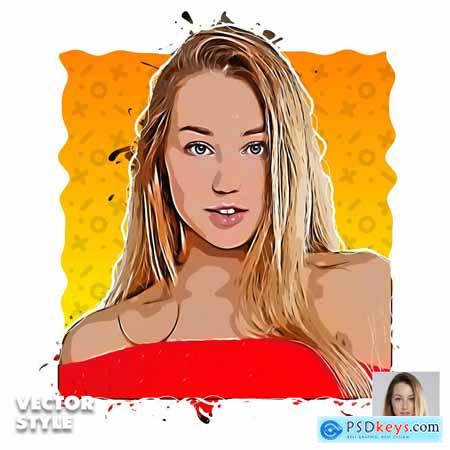 Vector Style Photoshop Action