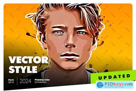 Vector Style Photoshop Action