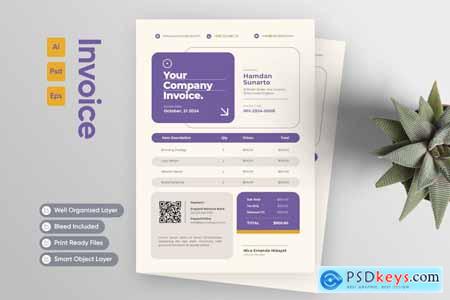 Purple Payout - Invoice