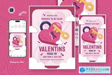 Millions Valentines Day Flyer Template
