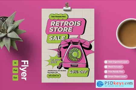 Retrois Store - Flyer
