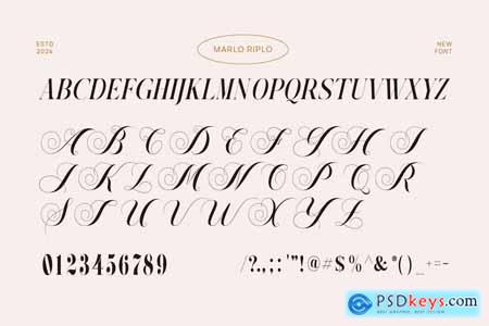 Marlo Pirlo Elegant & Premium Serif