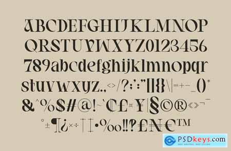 Vasio - Classic Display Serif Font