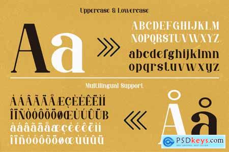 Yaendin - Modern Serif Font