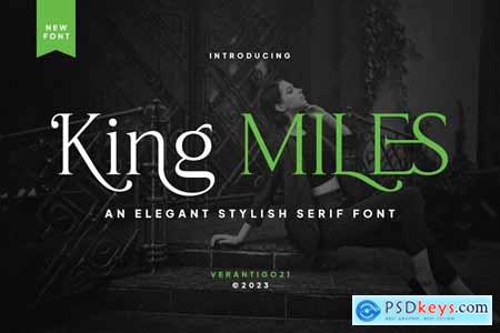 King Miles - Elegant Serif Font