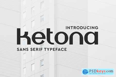 Ketona - Modern Sans Serif Font