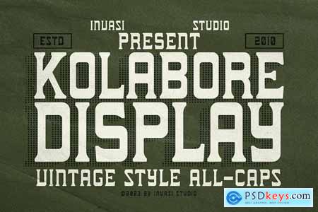 Kolabore - vintage Display