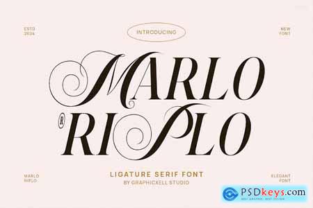 Marlo Pirlo Elegant & Premium Serif