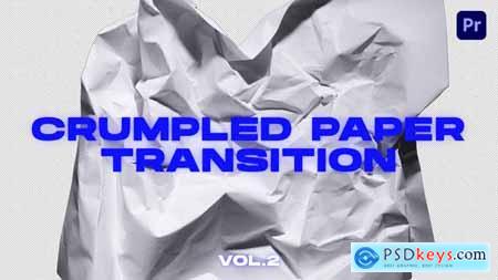 Crumpled Paper Transitions VOL.2 Premiere Pro 50730536