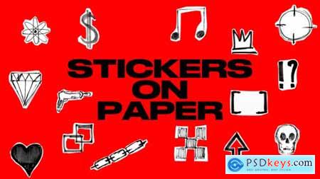 Stickers On Paper 50729417