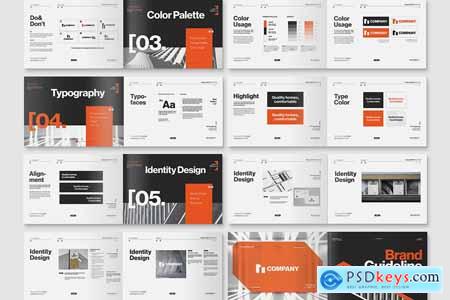 Brand Guidelines Brochure Template