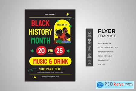 Black History Month Flyer JSNZAXD
