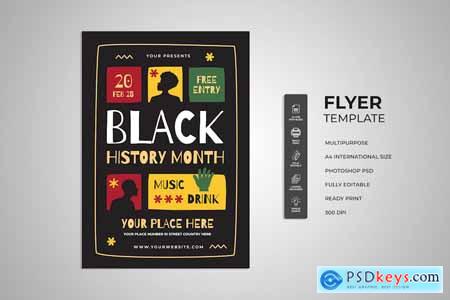 Black History Month Flyer SCP49GM