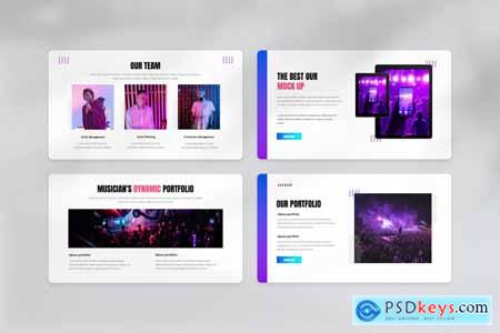 Concerta - Music Festival PowerPoint