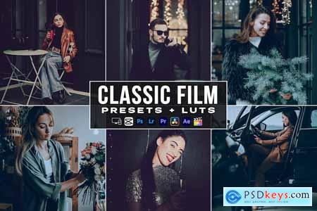 Classic Film Presets And luts Videos Premiere Pro