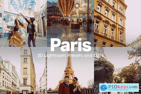 20 Paris Lightroom Presets and LUTs