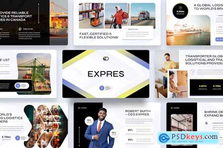 Expres - Logistics PowerPoint Template