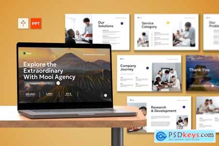 White Clean Travel Agency Company Profile 002