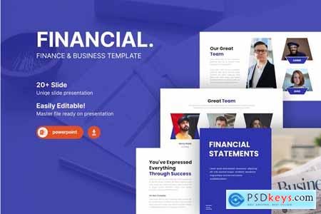 Financial Statement  Finance Powerpoint Template