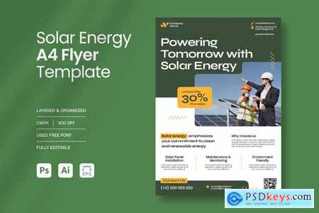 Solar Energy Company Flyer