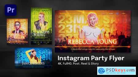 Instagram Party Flyer Premiere Pro 50874701