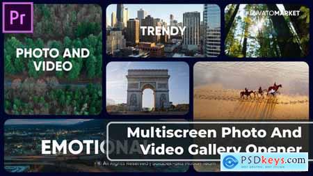 Multiscreen Slideshow Original Split Screen Opener MOGRT for Premier Pro 50825999