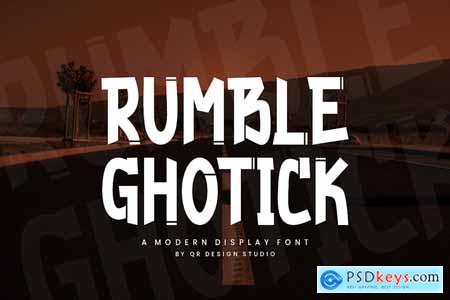 Rumble Ghotick - Marker Font