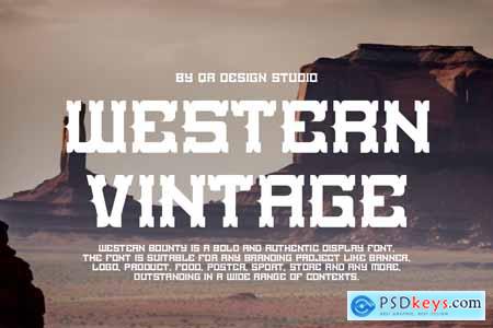 Western Bounty - Classic Typeface Font