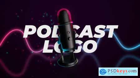 Podcast Microphone Logo Reveal 50894748