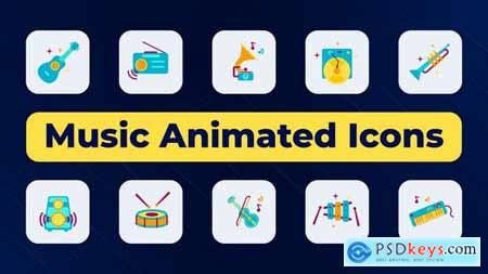 Music Animated Icons 50895992 