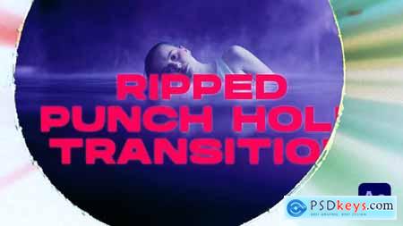 Ripped Punch Hole Transitions After Effects 50860824