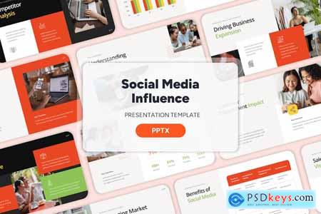 Social Media Influence - Powerpoint Templates