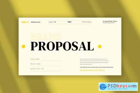 Velicia - Brand Proposal Powerpoint Template