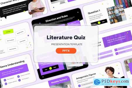 Literature Quiz - Powerpoint Templates