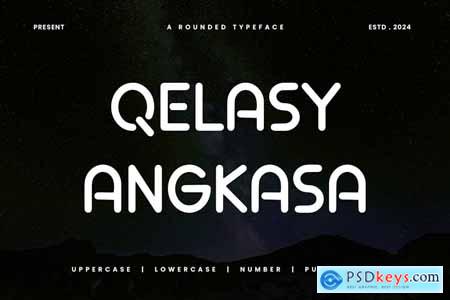 QELASY ANGKASA - Rounded Sans Typeface