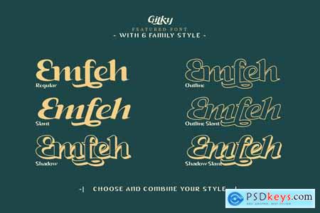 Gitky - Display Font