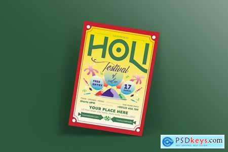 Holi Festival Flyer