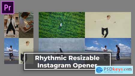 Rhythmic Resizable Instagram Opener MOGRT for Premier Pro 50827612