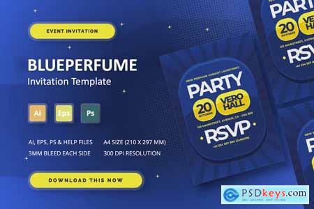 Blueperfume - Event Invitation