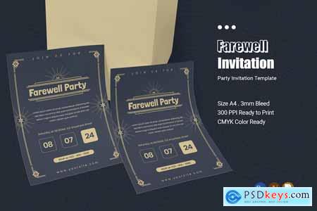 Farewell Party Event Invitation