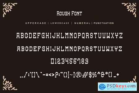 Golder Western - Typeface Font