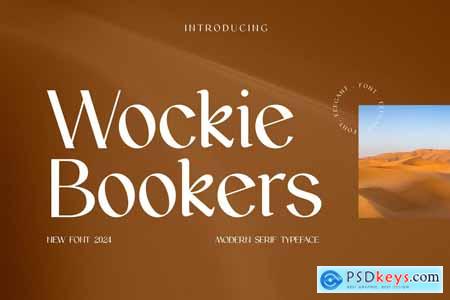 Wockie Bookers Modern Serif Typeface