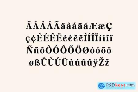 Antigravity Vintage Decorative Serif Typeface