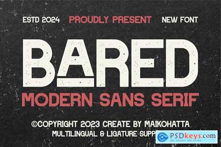 Bared - Modern Sans Serif