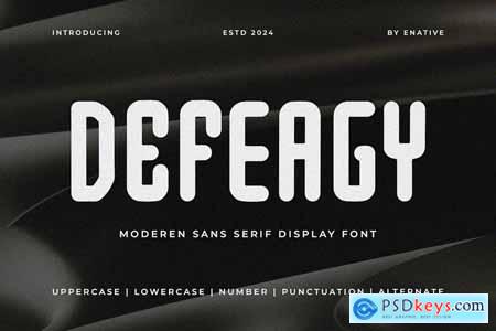 Defeagy Font