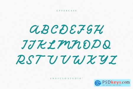 NCL Riveqesik - Casual Handwritten Monoline Font