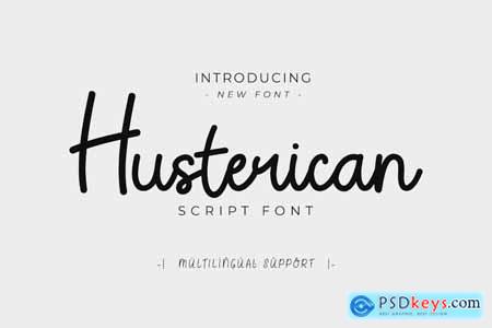 Husterican - Script Font